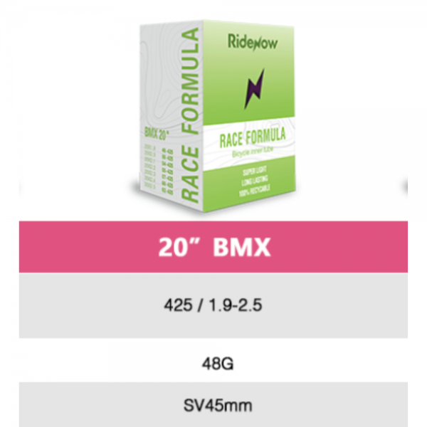 RIDENOW 20" TUBE SV45 PRESTA BMX