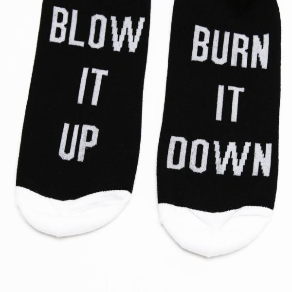 CULT BURN IT DOWN SOCKS