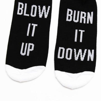 CULT BURN IT DOWN SOCKS